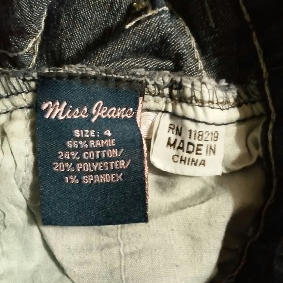 Miss Jeans Denim Shorts size 4 - Picture 6 of 7